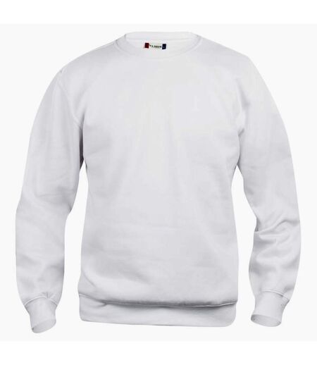 Sweat basic adulte blanc Clique