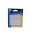 Surface gard 16 round pads clear vinyl 13mm one size one colour Universal Textiles-1