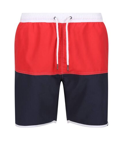 Regatta Mens Benicio Swim Shorts (Roccoco Red/Navy) - UTRG7217