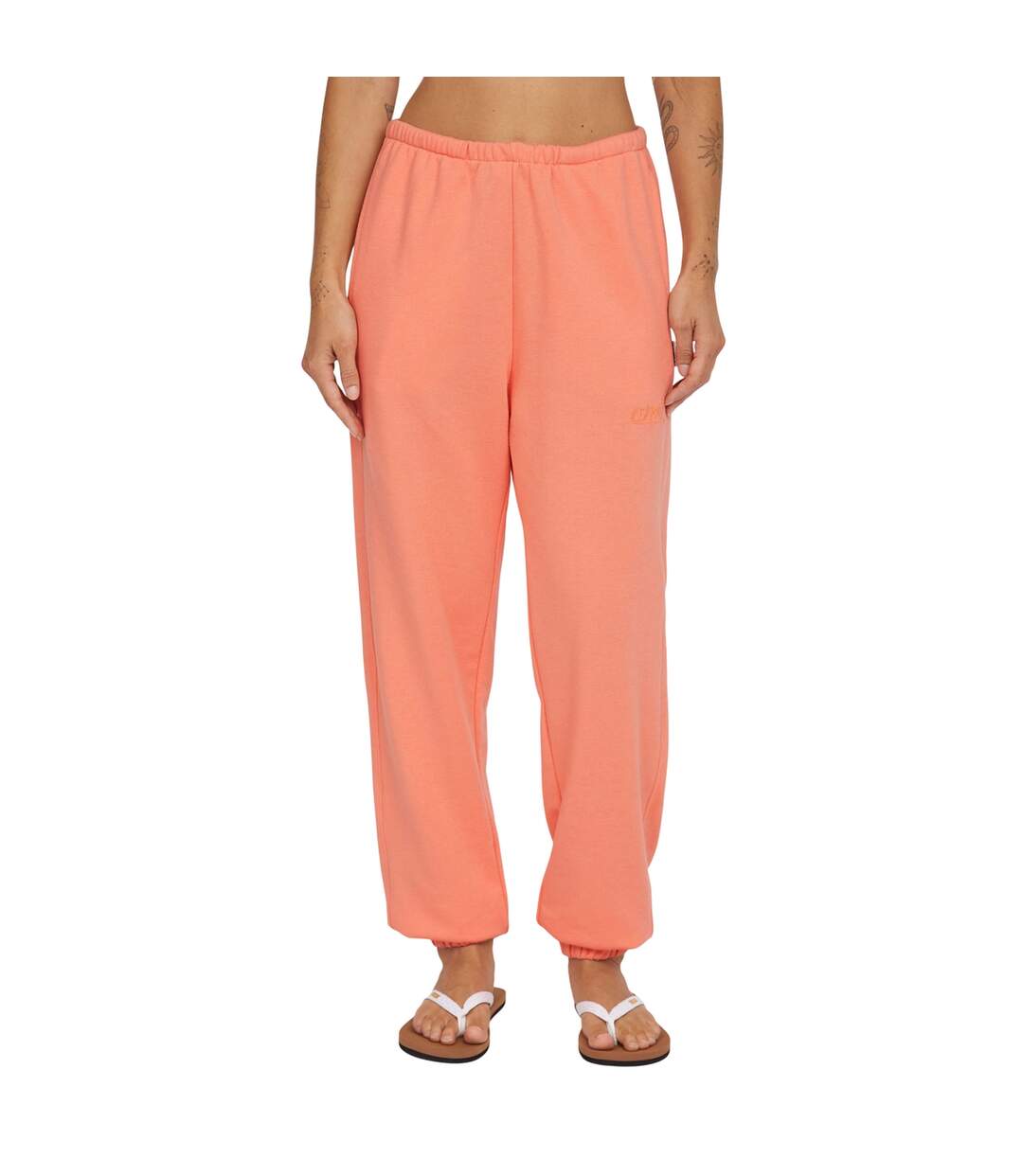 Pantalon De Jogging Style Texte Essentials Femme Corail Foncé O´Neill-1