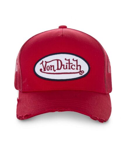 Casquette baseball filet Von Dutch Fresh Rouge