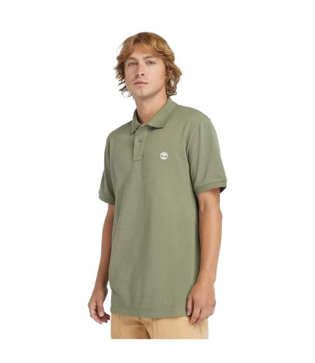 Polo Manches Courtes Oyster River Homme Vert Timberland