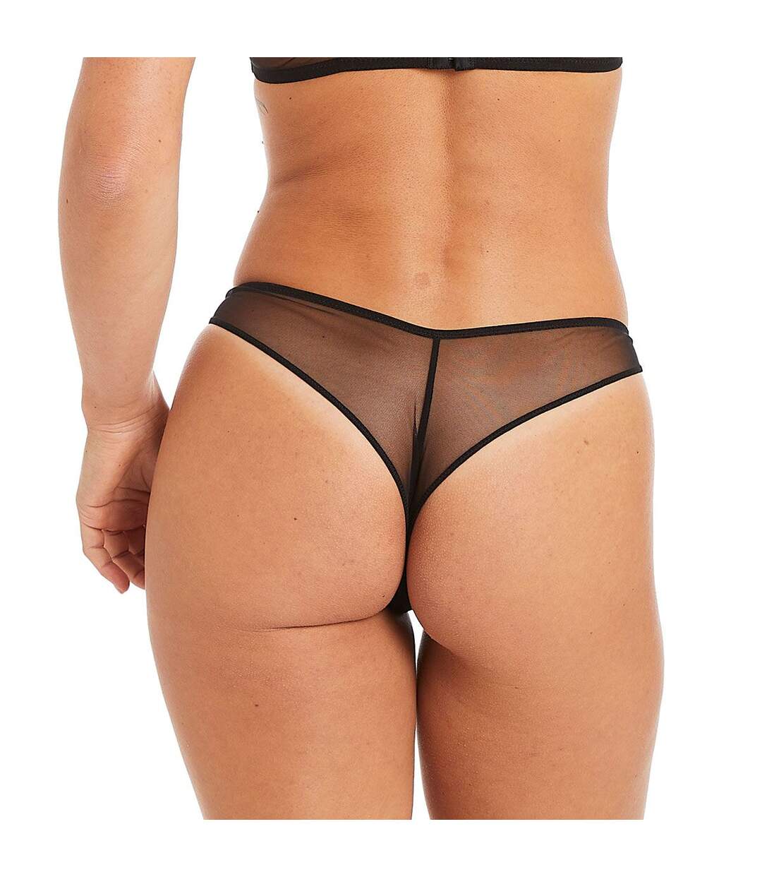 Tanga brésilien noir Splash-3