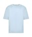 Mens 100 oversized t-shirt sky blue Awdis