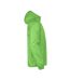 Mens Fastplant Waterproof Jacket Lime Printer RED-3