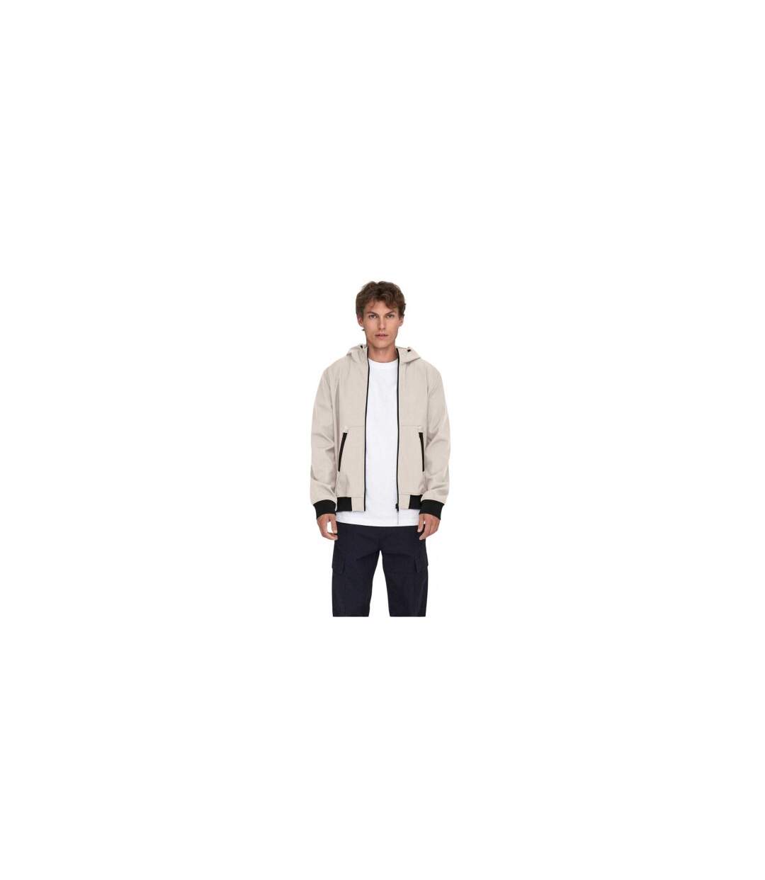 Veste Softshell Bowie Homme Argenté Only-1