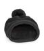 Unisex adult snowstar beanie charcoal Beechfield-2