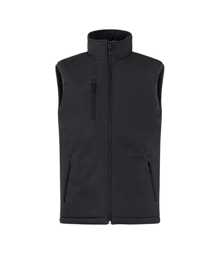 Mens Softshell Padded Gilet Black Clique
