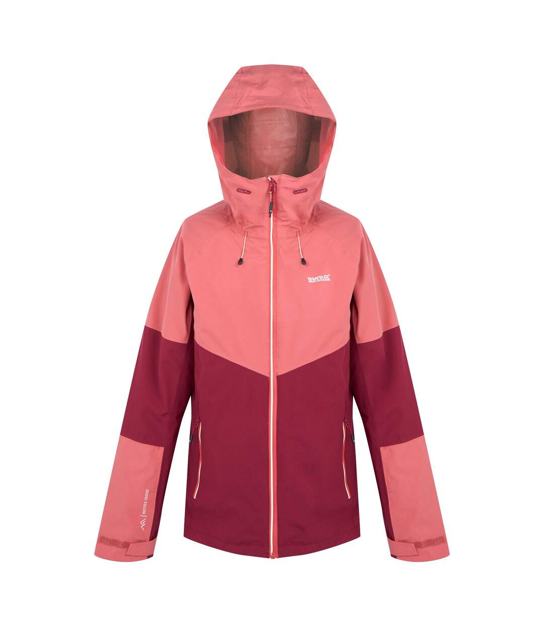 Veste imperméable wentwood femme rouge clair / rouge foncé Regatta