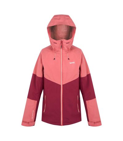 Veste imperméable wentwood femme rouge clair / rouge foncé Regatta