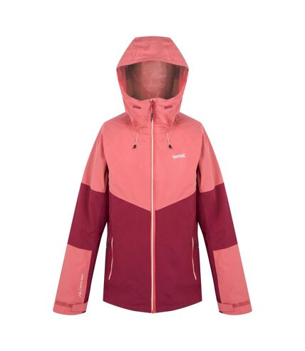 Veste imperméable wentwood femme rouge clair / rouge foncé Regatta