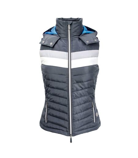 Coldstream Womens/Ladies Stichill Vest (Gray/White/Blue) - UTBZ4317