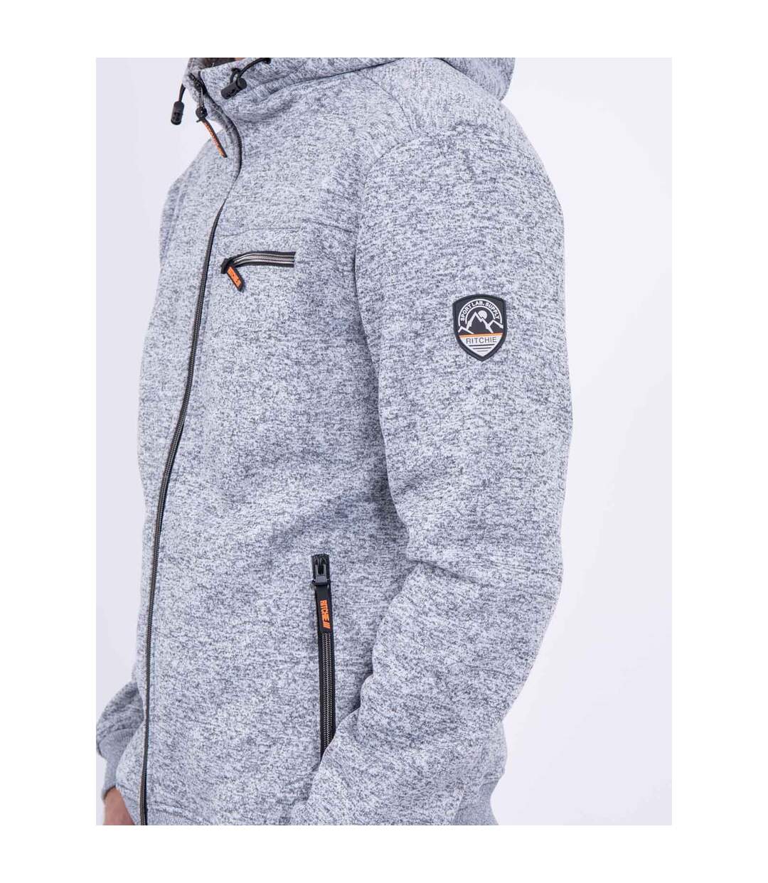 Sweat zippé col montant capuche WEMOVE