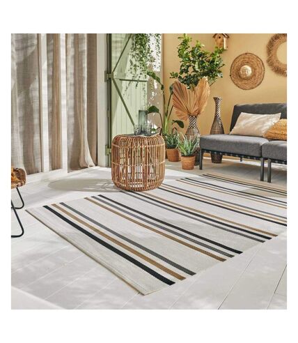 Tapis extérieur en polypropylène Capri 1742 noir 180 x 280 cm