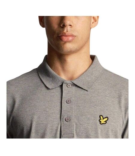 Polo De Sport Manches Courtes Homme Gris Lyle & Scott