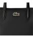 Logo Canvas Crossbody Bag One Size Black Lacoste-4