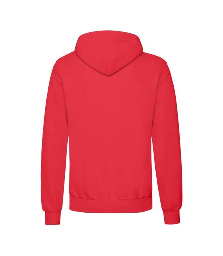 Fruit of the Loom Adults Unisex Classic Hooded Sweatshirt (Red) - UTPC3884