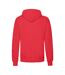 Fruit of the Loom Adults Unisex Classic Hooded Sweatshirt (Red) - UTPC3884