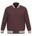 Veste teddy rembourrée - Unisexe - PAT618 - rouge dark cherry-1
