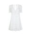 Robe Courte Motif/style Petites Fleurs Femme Blanc Jack Wills-1