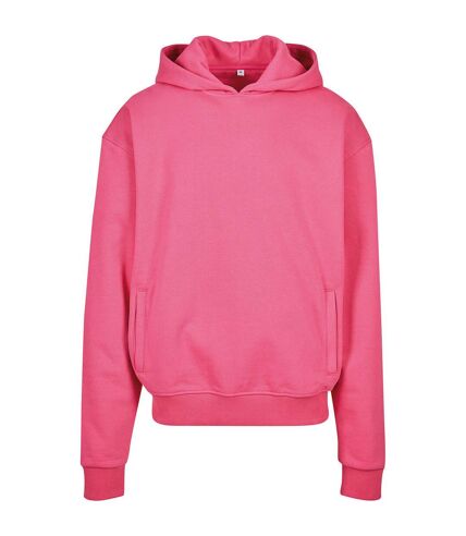 Mens oversized hoodie hibiscus pink Build Your Brand