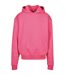 Mens oversized hoodie hibiscus pink Build Your Brand