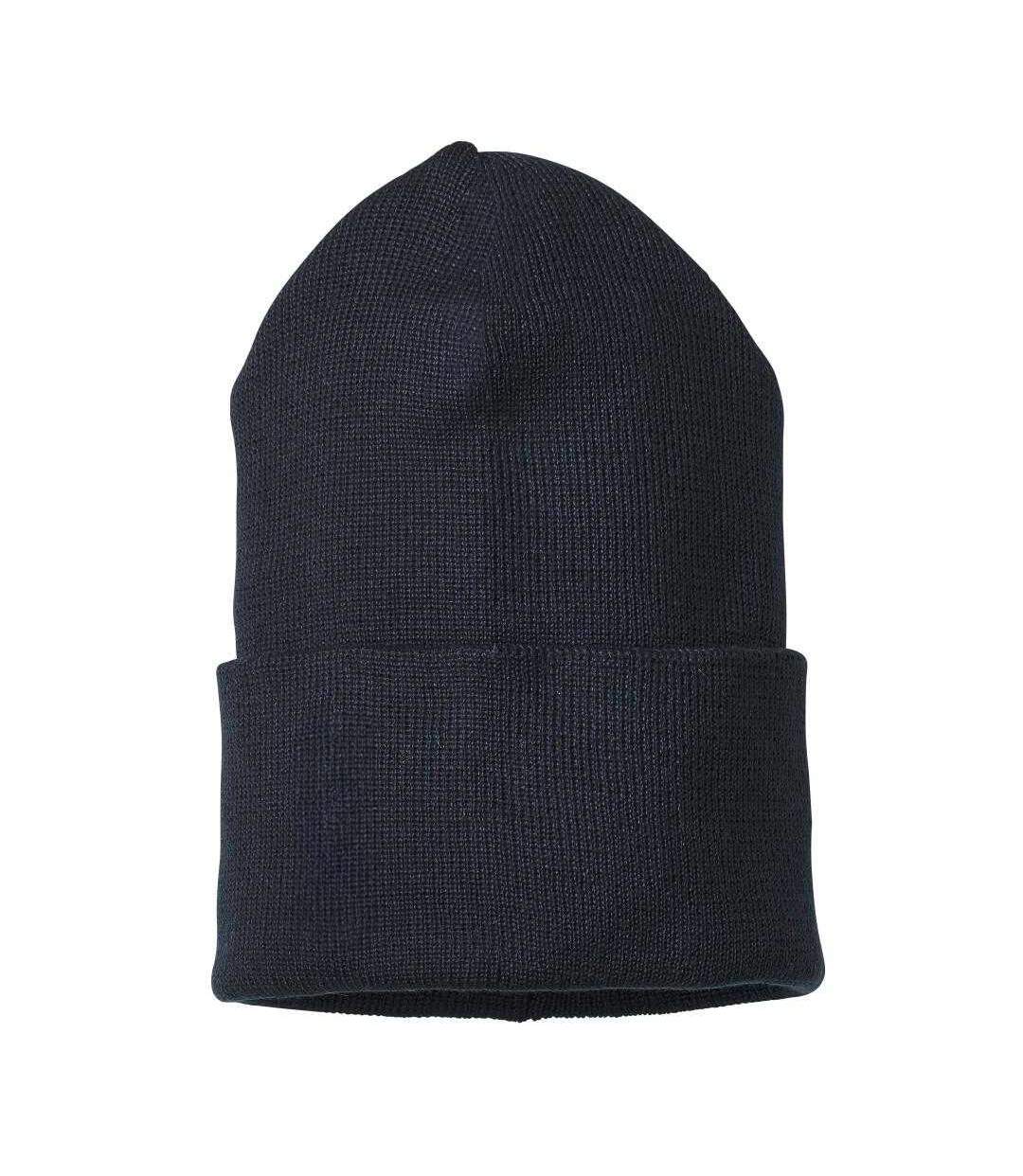 Bonnet Motif/style Côtelé Complete Bleu Marine Foncé Mascot-2