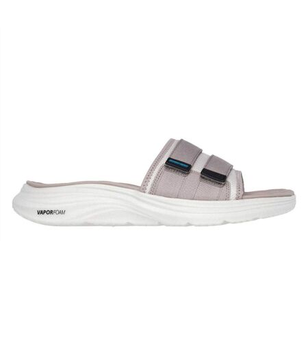 Mens Vapor Foam Flat Sports Sandals Taupe Skechers