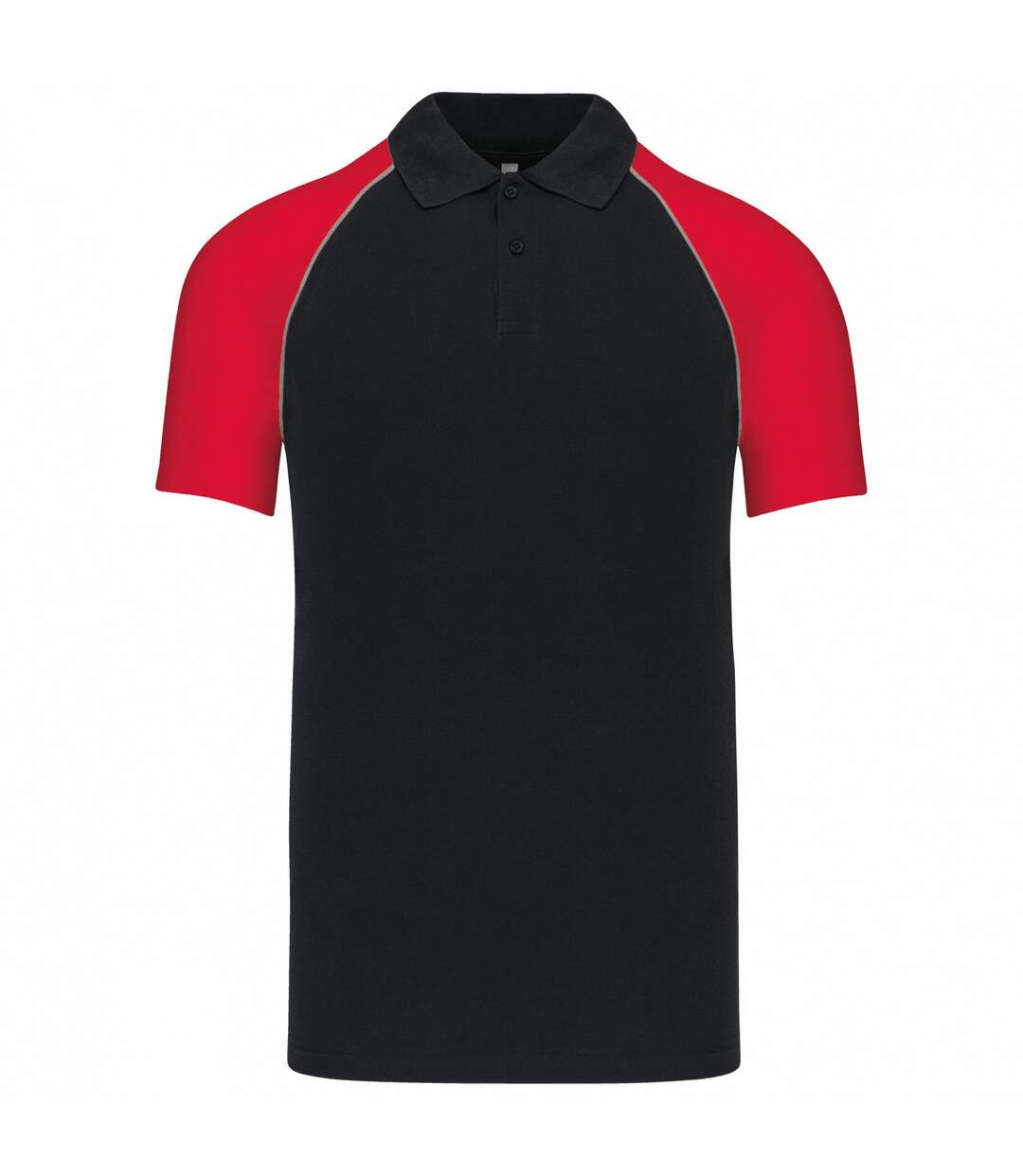 Polo homme noir / rouge Kariban Kariban