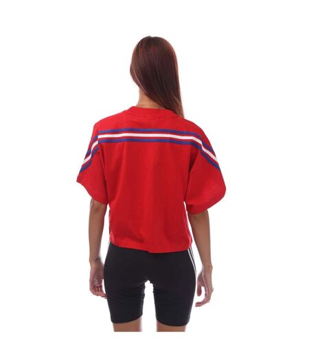 T-shirt Style 3 Rayures Future Icons Femme Rouge Adidas