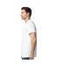 T-shirt Uni Manches Courtes En Coton Homme Blanc Gildan-4