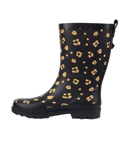 Bottes de pluie celeste femme beige / noir Trespass