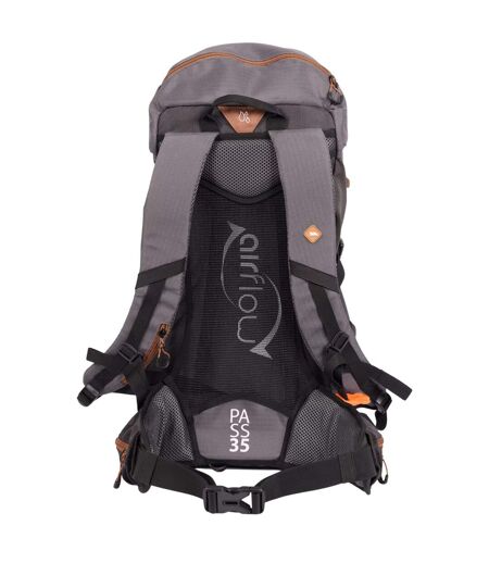 Sac À Dos De Randonnée Pass Taille Unique Gris Foncé Trespass