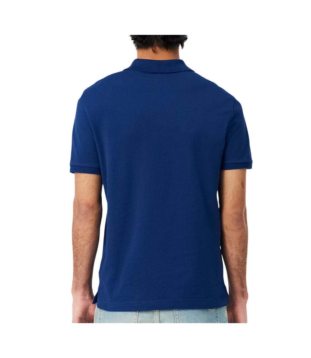 Polo bleu roi homme lacoste  slim fit-2