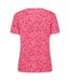 Womens/ladies Floral T-shirt Pink Mountain Warehouse-2