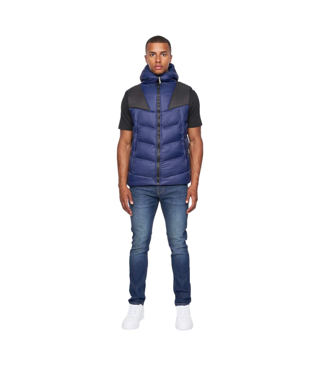 Veste sans manches raymax homme bleu marine Duck and Cover-4