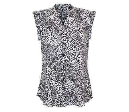 Chemisier sans manches imprimé N1132A