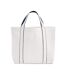 Tote Bag Motif/style Moyen Courtside Taille Unique Blanc Doux Bleu Marine Français Westford Mill-2