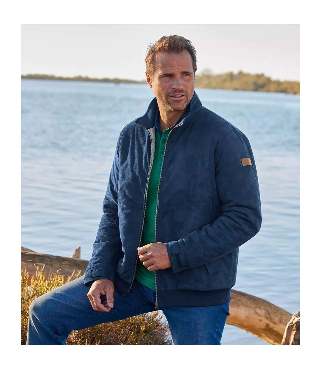 Veste homme bleu marine Atlas For Men-3
