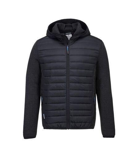 Portwest Adults Unisex KX3 Baffle Padded Jacket (Gray Marl/Black)