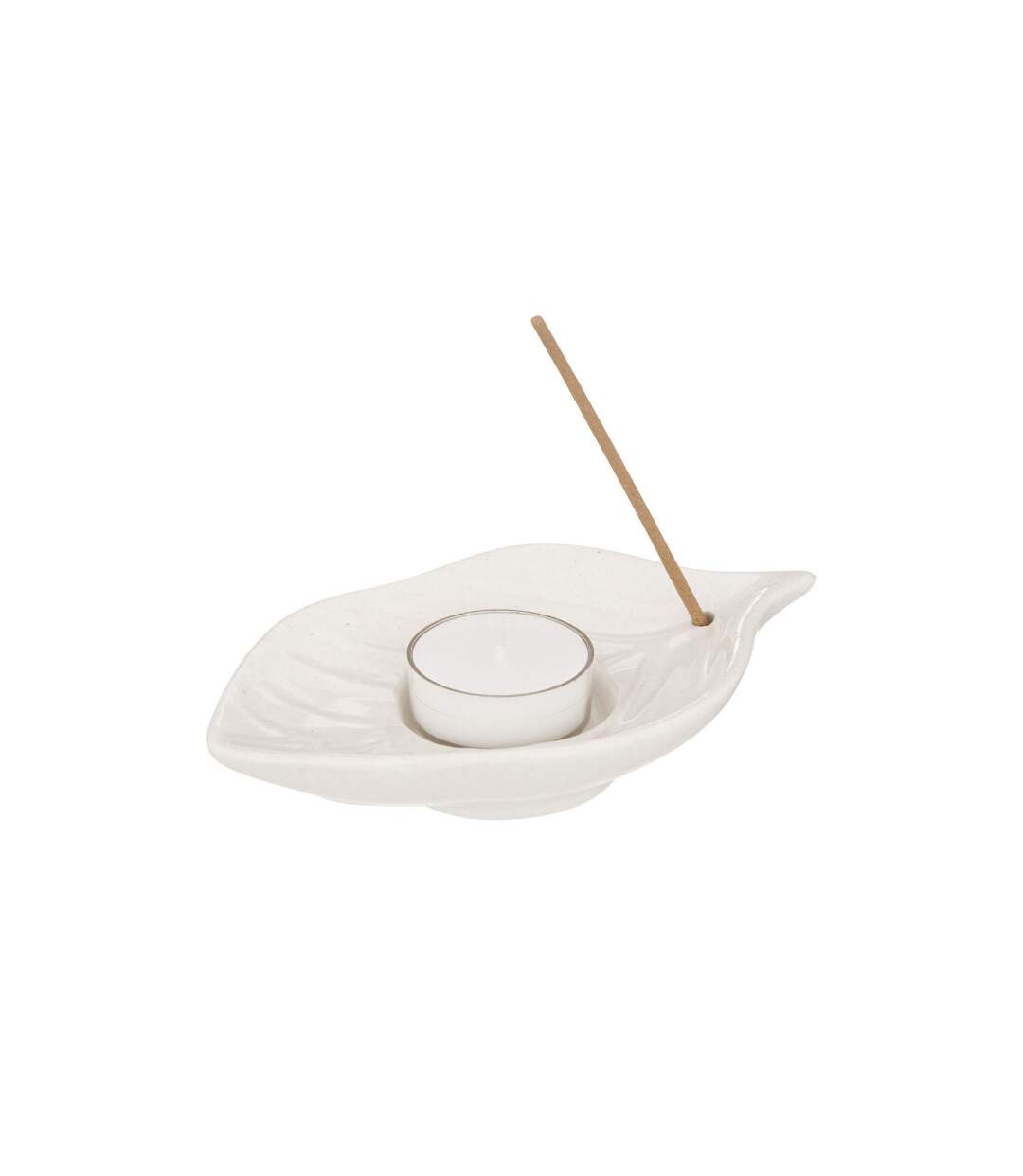 Coffret Encens & Bougies Chakra 22cm Blanc-1