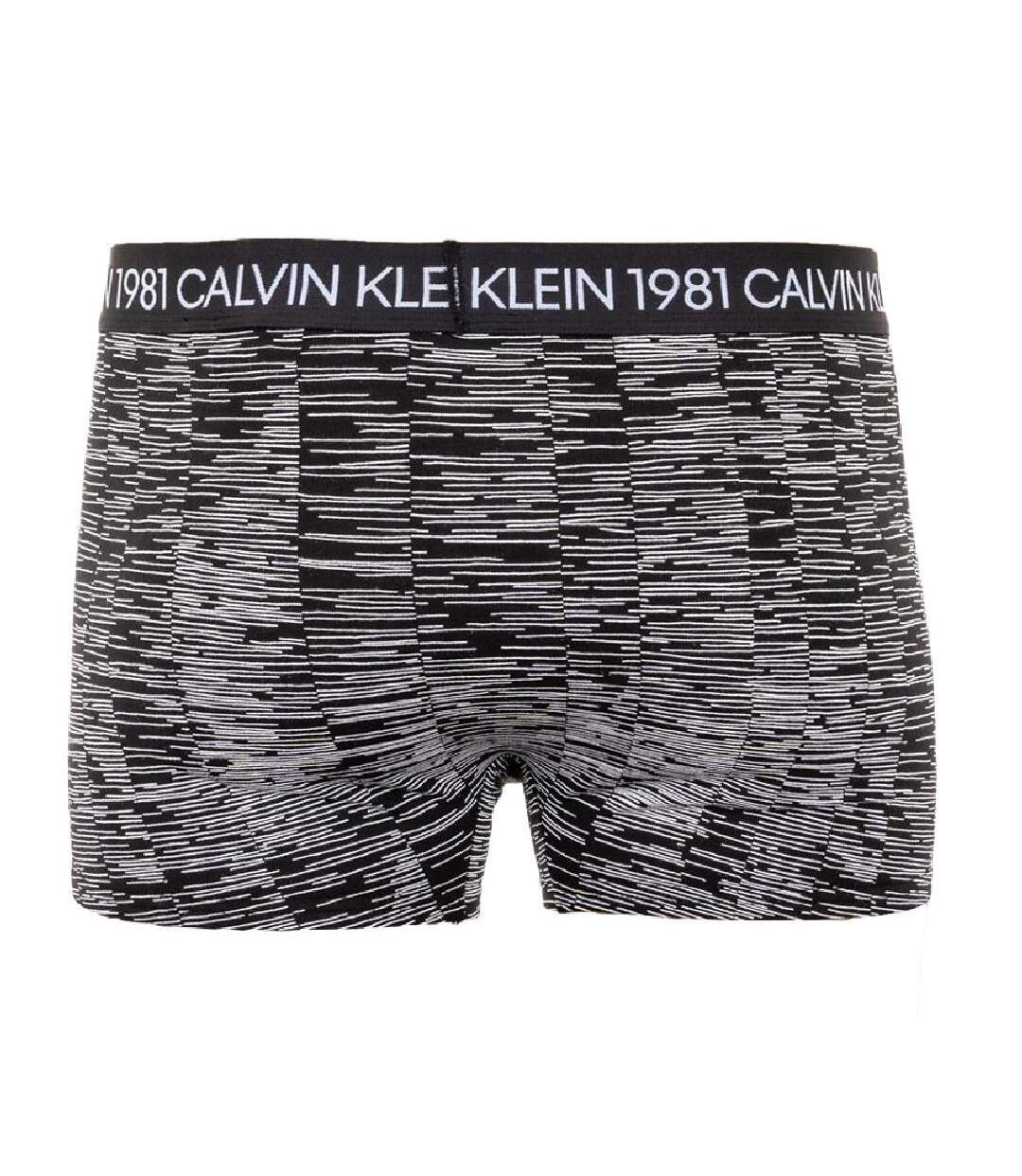 Boxer Noir/Blanc Homme Calvin Klein 1981 Bold - S-2