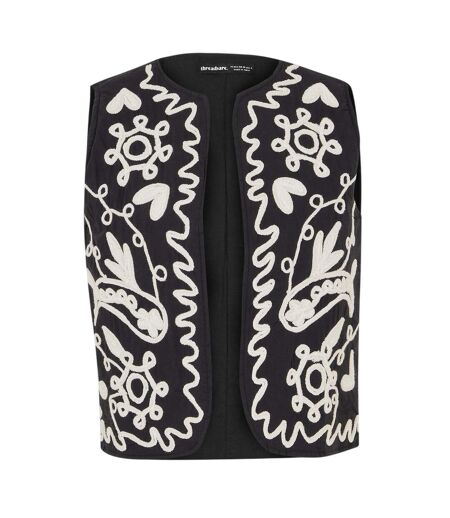 Womens/ladies Tulsi Regular Gilet Black Threadbare