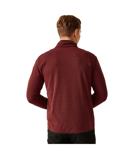 Mens Kitom Full Zip Fleece Jacket Red Ochre Marl Regatta