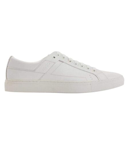 Mens Futurism Leather Trainers White Hugo