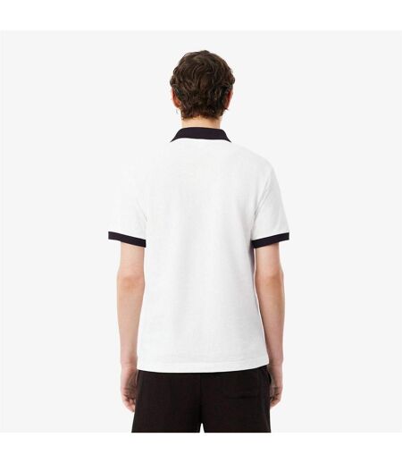 Mens Short-sleeved Polo Shirt Light Beige Lacoste