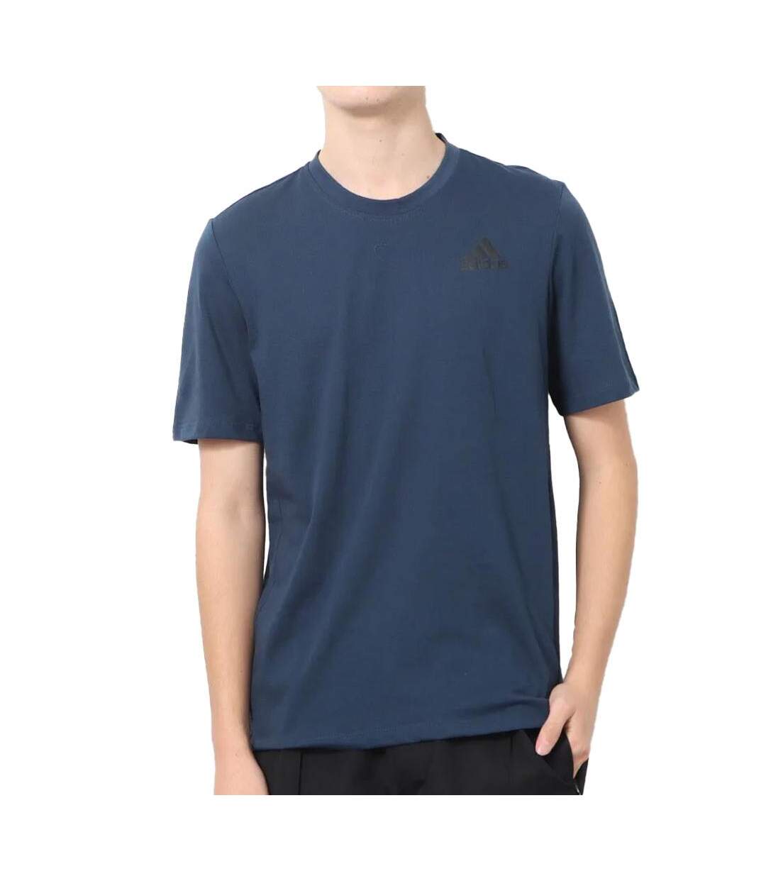 T-Shirt marine homme adidas t-1