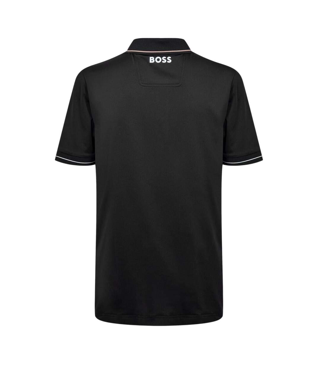 Mens Paul Regular Polo Shirt Black Boss-3