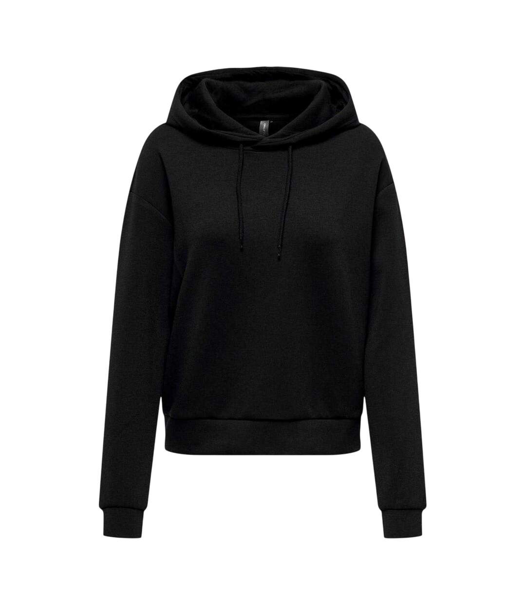 Sweat À Capuche Avec Cordons Manches Longues Femme Noir Only Play-2