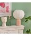 Vase Visage en Dolomite Fleur de Rose 21cm Blanc-3
